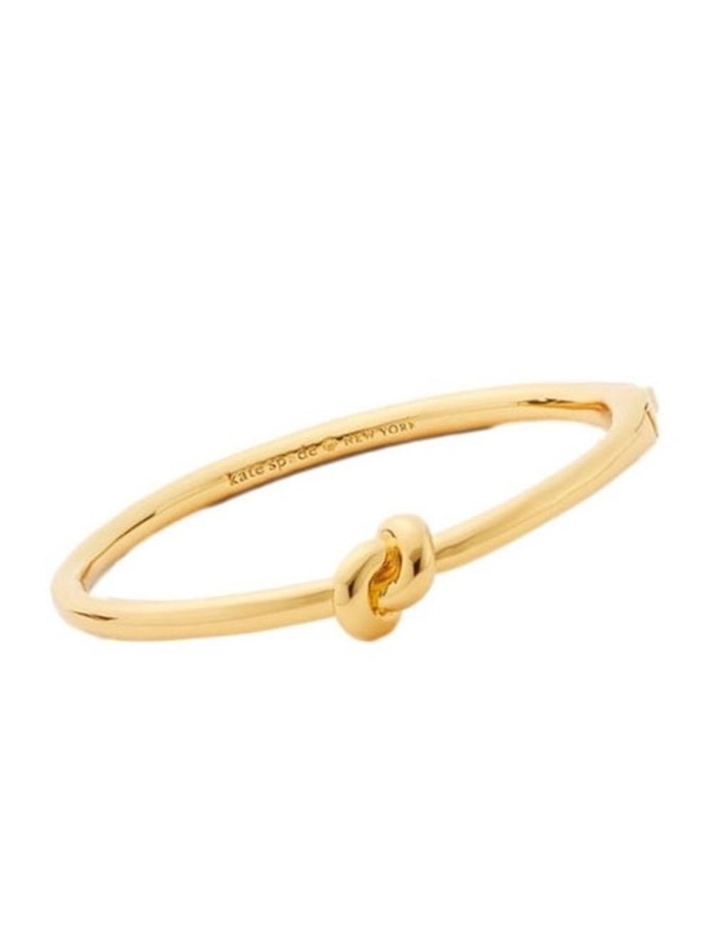 kate spade Sailors Gold Love Knot Hinged Bangle Bracelet